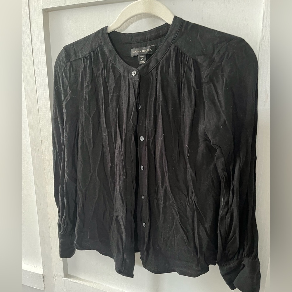 XSP - Banana Republic Black Button Up